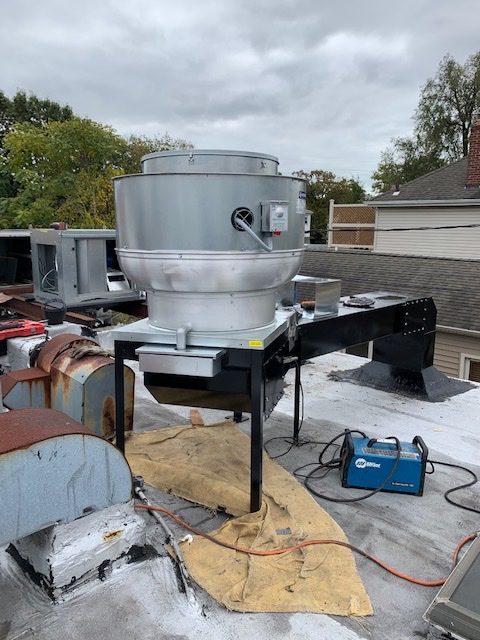 Master Fire Prevention Restaurant Kitchen Exhaust Ventilation Rooftop Fan Blower NYC