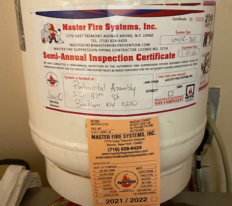 Fire Protection Services New York City, NY Manhattan Bronx Brooklyn Queens Staten Island Westchester Suppression Sprinkler Extinguisher Exhaust Ventilation Inspection Testing Repair 1