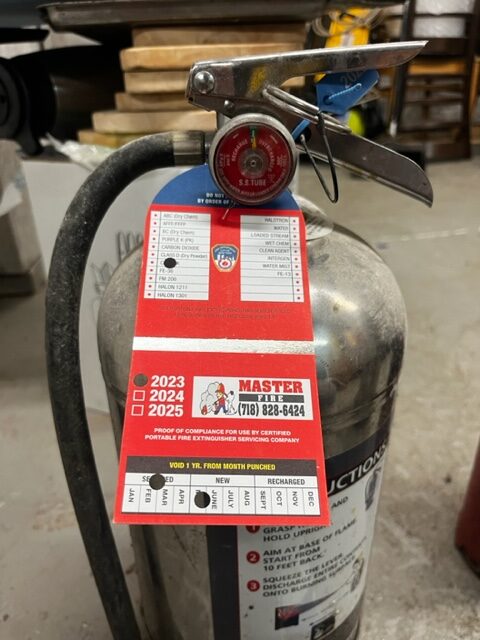 Master Fire Prevention Portable Fire Extinguisher Sales Service NYC Manhattan Brooklyn Bronx Queens All Classes 2