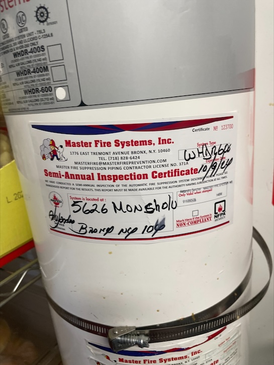 Master Fire suppression system inspection NYC Manhattan Brooklyn Bronx Queens 2